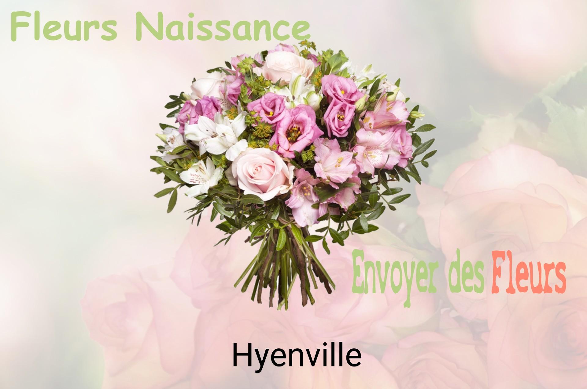 Bouquet de fleurs de naissance livré à Hyenville